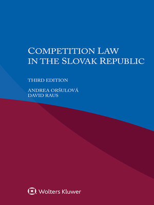 cover image of Competition Law in the Slovak Republic
